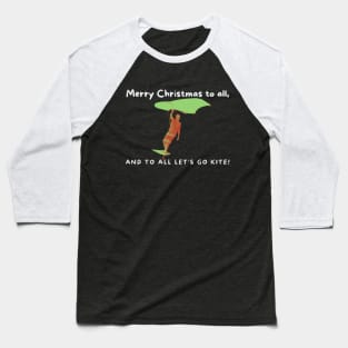 Wingfoil Christmas Baseball T-Shirt